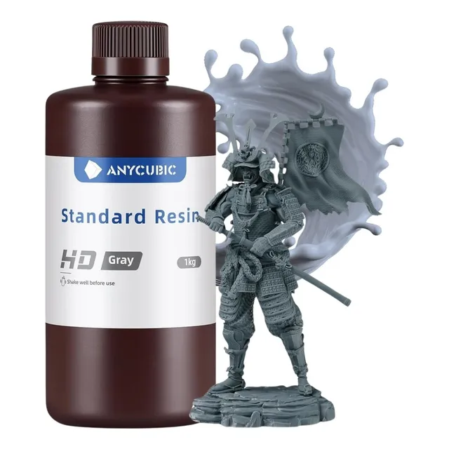 Impresora 3d Resina Anycubic Estandar Hd Gris 8k 1 Kilo
