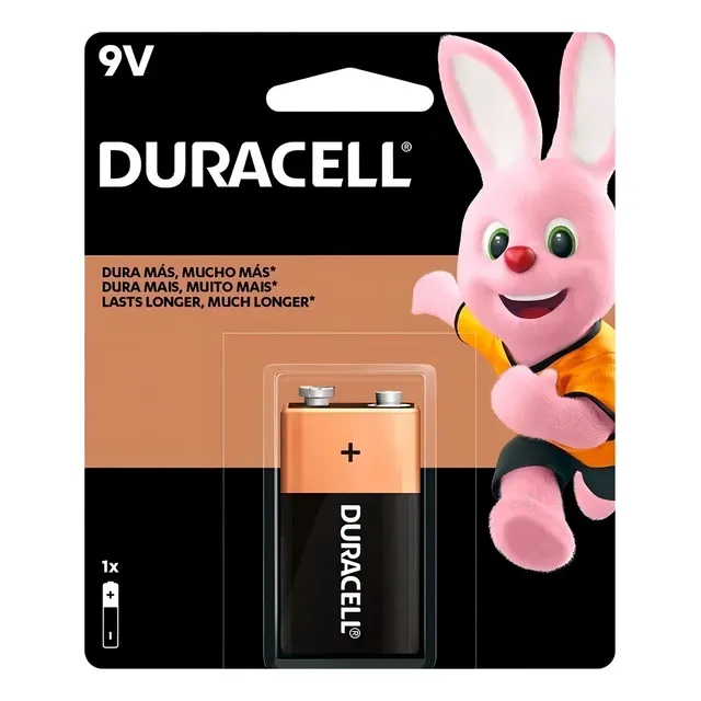 Batería  9v Alcalina Duracell - Lintax