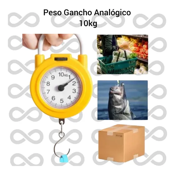 Peso Balanza Analogico De Gancho Para Cocina 10kg
