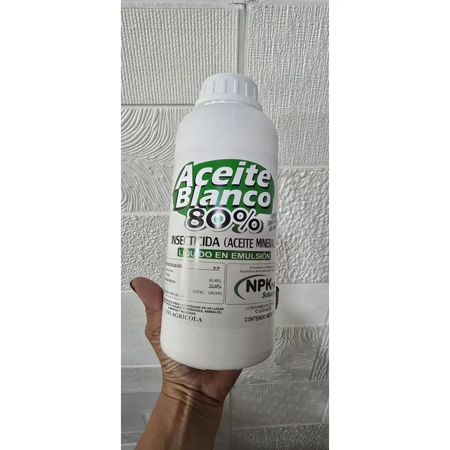 Insecticida Aceite Mineral Para Plantas 1 Litro