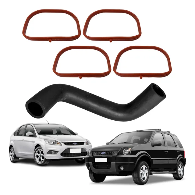 Kit Junta Coletor Mangueira Respiro Focus Ecosport Duratec