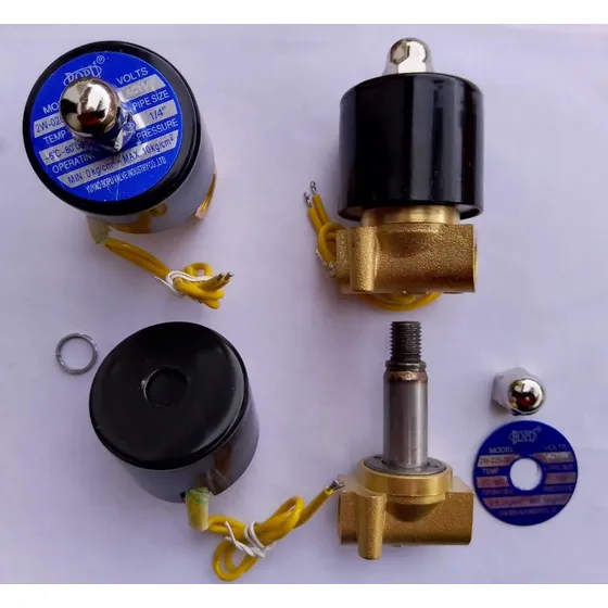 Electrovalvula 110v 1/4 Gasoil Acpm Agua Quemador Calde