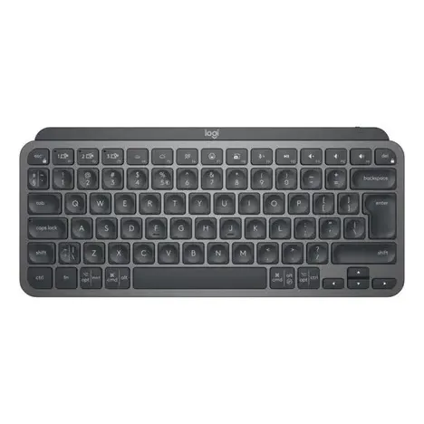 Teclado Logitech Master Series QWERTY (Español) español color grafito con luz blanca