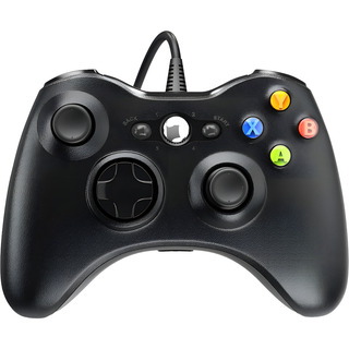 Controle Paralelo X 360 Pc Usb Com Fio 2.5m Preto Controle Paralelo X 360 Pc Usb Com Fio 2.5m Preto