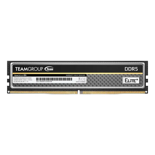 Memoria Ram Teamgroup 1 X 16 Gb Ddr5 5600 Mhz Negra