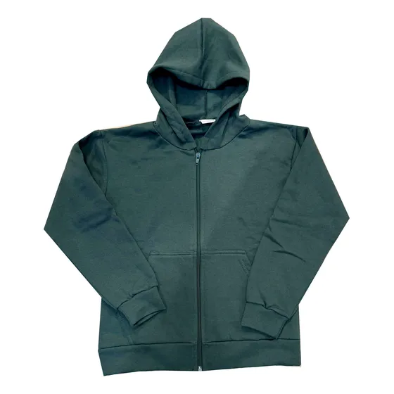 Campera Canguro Algodon  Friza Lisa Colores Colegial T4 A 18