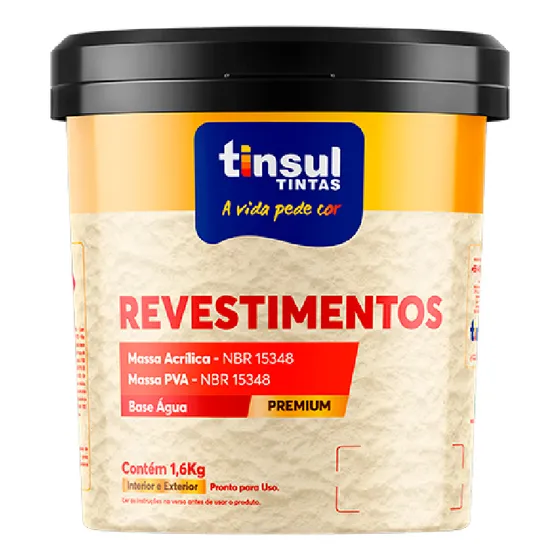 Masilla Para Yeso Niveladora Interior Exterior Tinsul 1,6 Kg