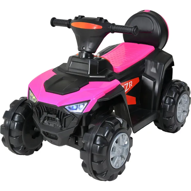 Cuatrimoto Montable Eléctrico 6v Moto Niños Recargable Color Rosa