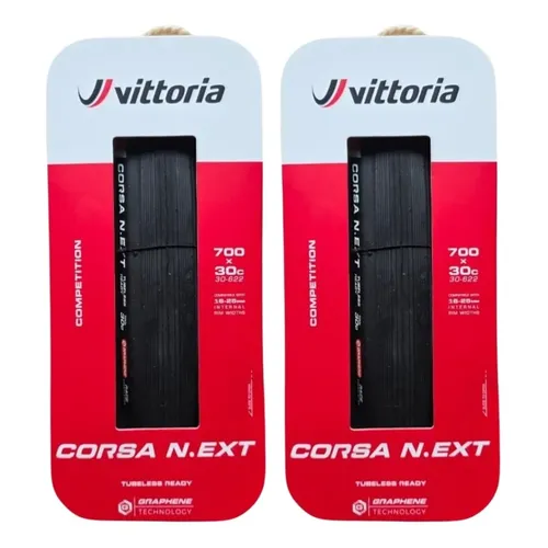 Pneu Vittoria Corsa N.ext 700x30 Tubeless Ready Gr2.0 200tpi
