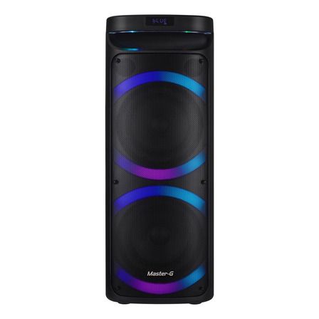 Parlante Blueooth Karaoke Mg Phantom 8in X2 60w Tws Radio Batería Recargable Master-g Color Negro Parlante Blueooth Karaoke Mg Phantom 8in X2 60w Tws Radio Batería Recargable Master-g Color Negro