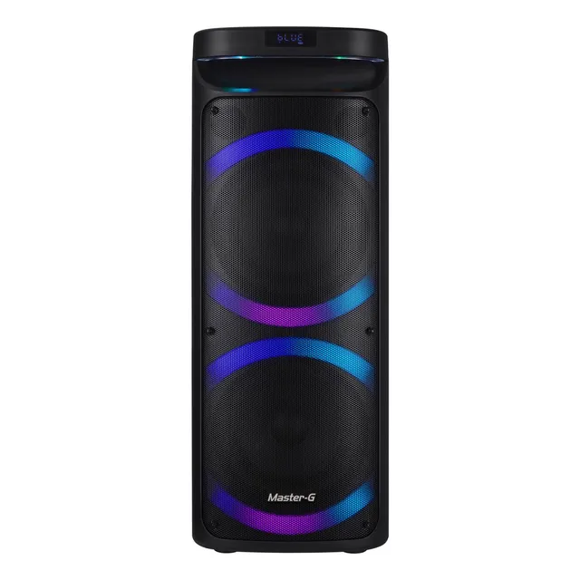 Parlante MasterG Karaoke Phantom Bluetooth 8in x2 60W TWS EQ