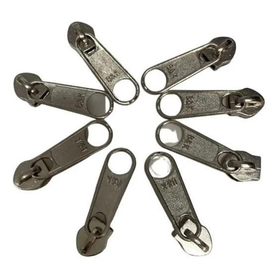 Cursor Nº5 Básico Niquelado Zíper Nylon Padrão (100 Peças)