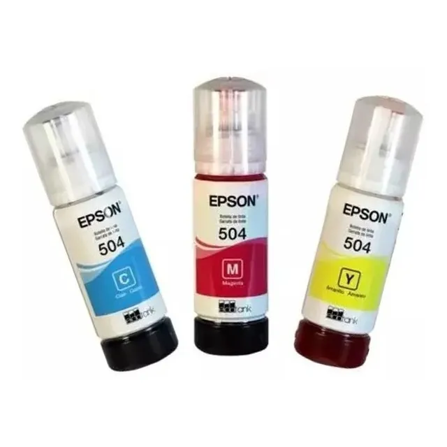 3 Pack Tinta Epson T504 L4150 L4160 L6161 L6171 L6191 
