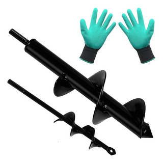 S 2 Piezas Juego Brocas Espirales Para Barrena De Suelo S 2 Piezas Juego Brocas Espirales Para Barrena De Suelo