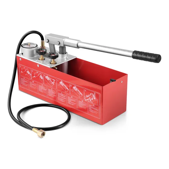 Vevor Bomba De Prueba Hidrostática 25 Bar Kit Probador 10 L