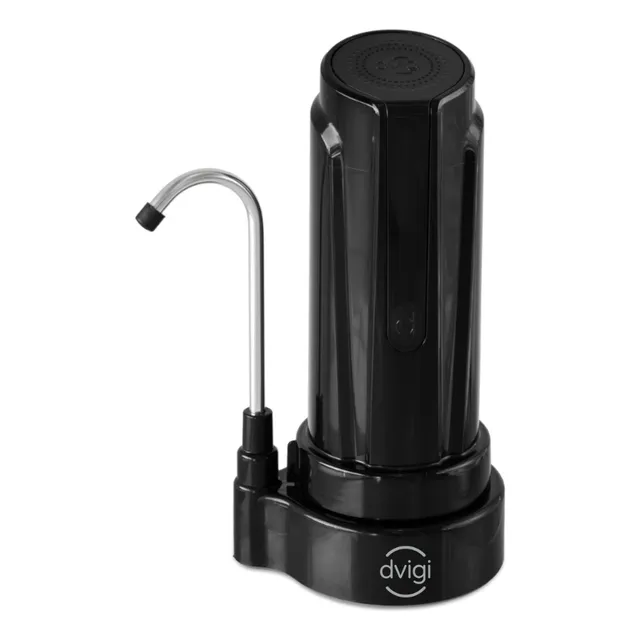 FILTRO PURIFICADOR DE AGUA SOBRE MESADA DVIGI AQUA NEGRO