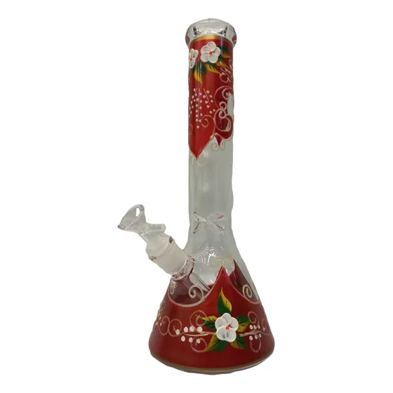 Pipa Bong Vidrio Pirex Grande Fumar Hierbas Resinas Cazoleta
