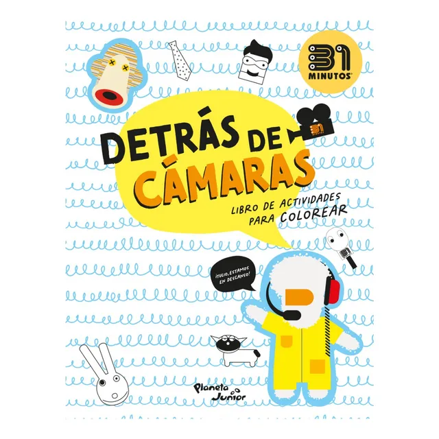 Detrás De Cámaras Libro de Actividades para colorear / 31 Minutos