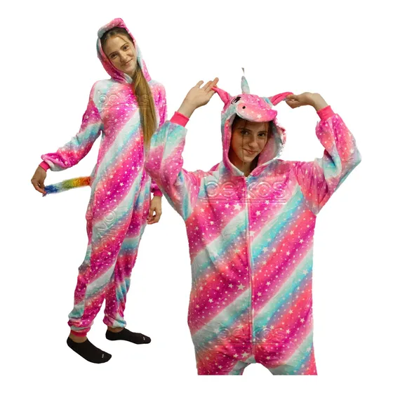 Pijama Enterizo Kigurumi Personajes Adulto Mameluco Invierno