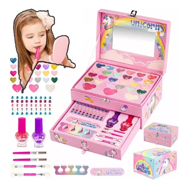 Juego De Juguetes De Maquillaje Cosmético Para Niños Set De