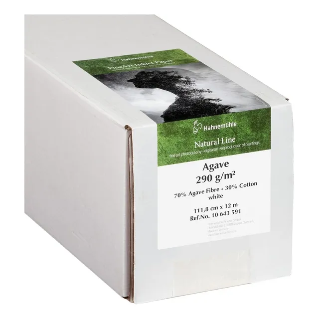 Papel Hahnemühle 10643591 De Agave Rollo 290g/m² 44'' × 12m Color Blanco