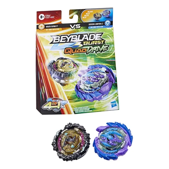 Beyblade Hasbro Hasbro Burst Quaddrive Wrath F7 Y L7