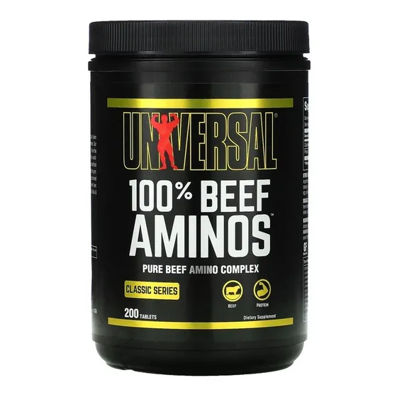 Beef Aminos 100% 200 Tabs Universal Aminoacidos