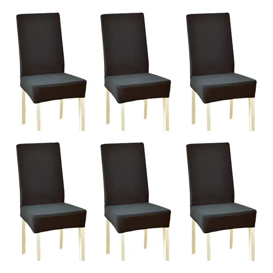 Fundas Para Silla 6 Piezas Comedor Impermeable Elástica