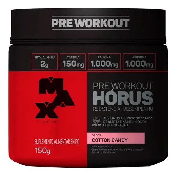 Pré Treino C/ Alanina Pre Workout Horus  150g - Max Titanium