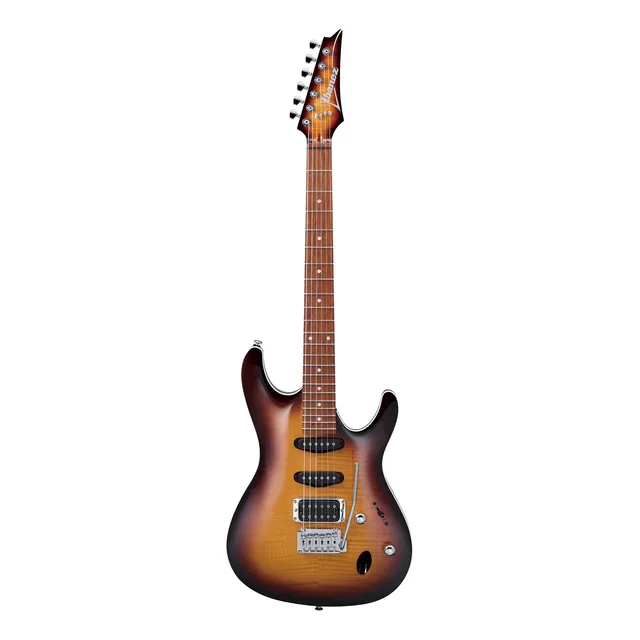 Guitarra eléctrica Ibanez SA Standard SA260FM soloist de arce/okoume violin sunburst barnizado con diapasón de jatoba