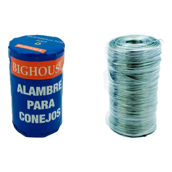 Alambre Galvanizado Para Conejo 368mt 45 Unidades Bighouse