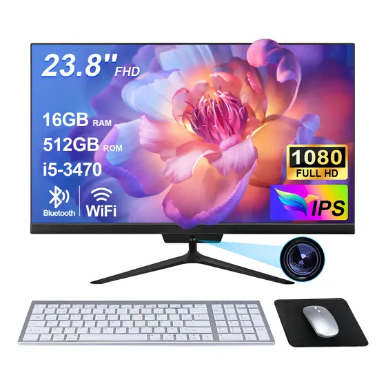 23.8''all In One Pc 16gb Ram+512gb Ssd+intel I5+cámara Nuevo