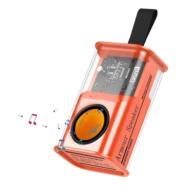 Altavoz Bluetooth Transparente Tws Rgb Mini Altavoz Inalámbr
