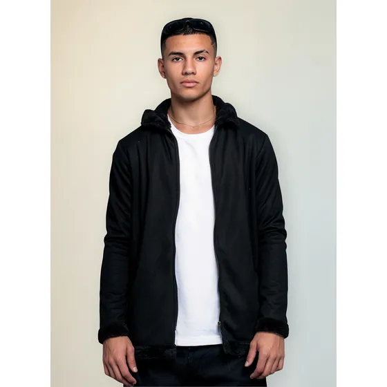 Campera Con Corderito Hombre Toca