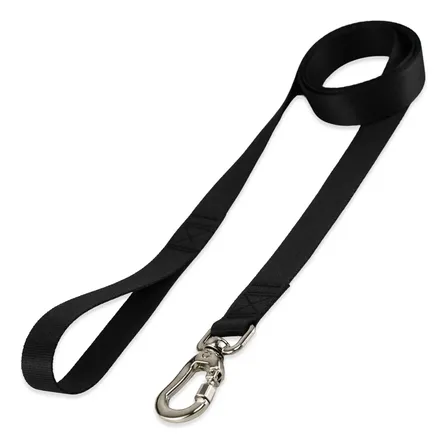 Coleira Guia Unificada Para Cães Cachorro Basic Pet Cor Preto Tamanho Grande Adestramento Passeio