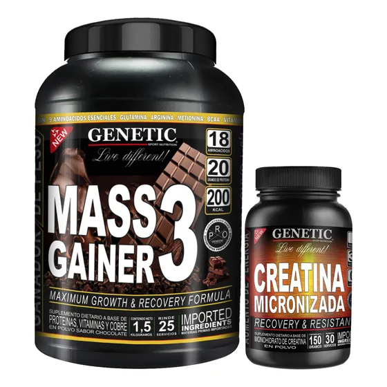 Aminoacidos Esenciales Masa Muscular Gainer Creatina Genetic