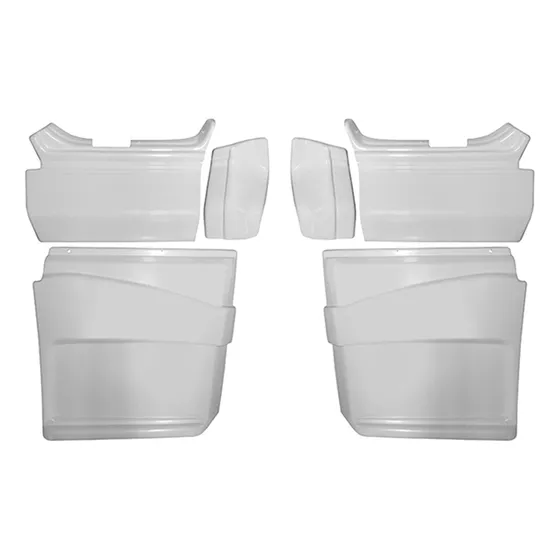 Tapa De Seguridad Estribo P/  Mb Axor 1933 6pza  Imp Plas In