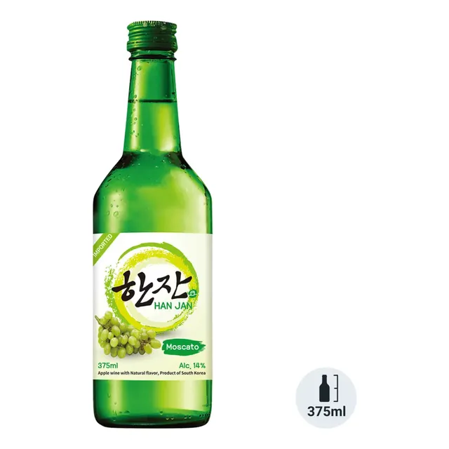 Bebida Tradicional Coreana Soju Han Jan Podo Uva 12%  375ml