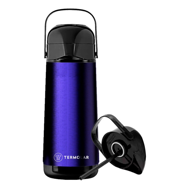 Garrafa Termica Café Bomba Pressão 1l Inox Lumina Termolar Garrafa Termica Café Bomba Pressão 1l Inox Lumina Termolar