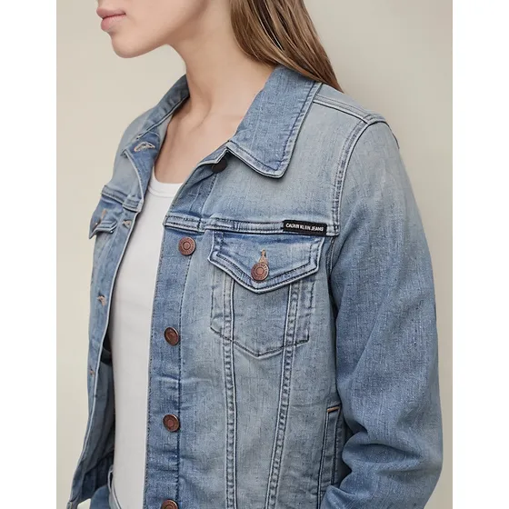 Chaqueta De Mezclilla Mujer Calvin Klein 