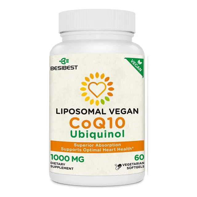 Coenzima Q10 Coq10 Ubiquinol Activo Liposomal 1000mg Softgel