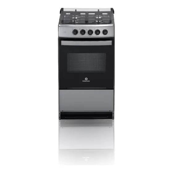 Cocina A Gas 4 Hornallas Indurama Murcia! Color Gris