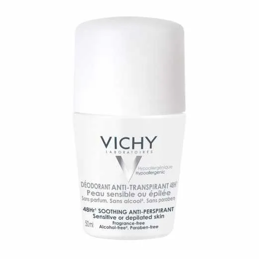 Desodorante Antitranspirante Roll-On sem Perfume Vichy 50ml