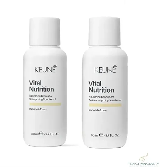 Kit Keune Care Vital Nutrition Shampoo 80ml Condicionador 80ml - Nutrição