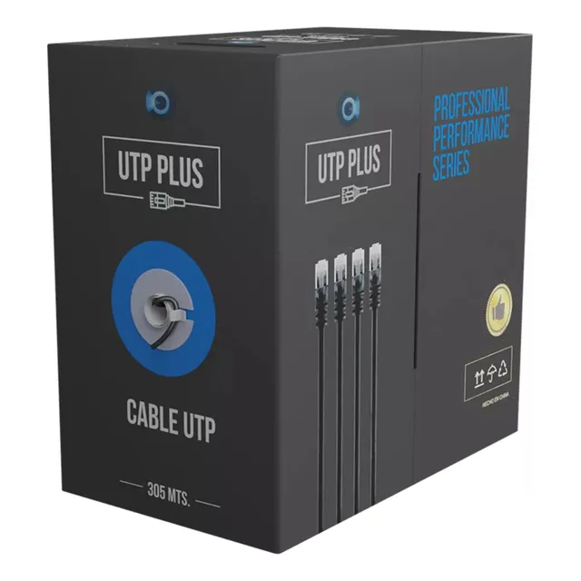 Bobina Cable Red Utp Cat5e Exterior Rollo Vaina Caja 305mts 305m