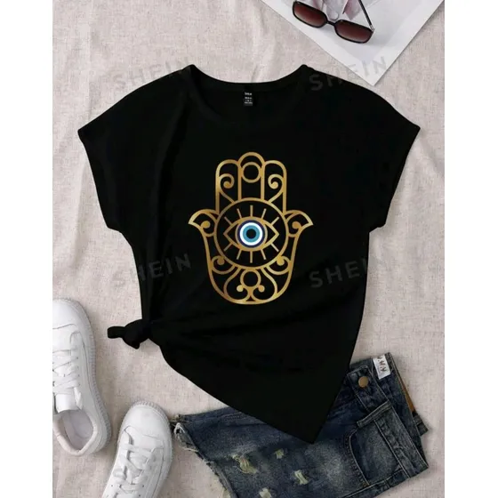 Blusa Shein Mariposas Mujer Adulto Manga Corta Primavera