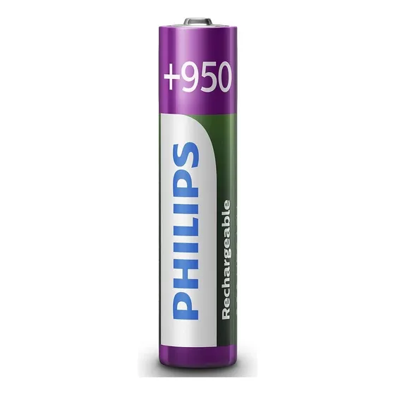 Pila Recargable Aaa Philips 950 Mah Blister por 4 Unidades