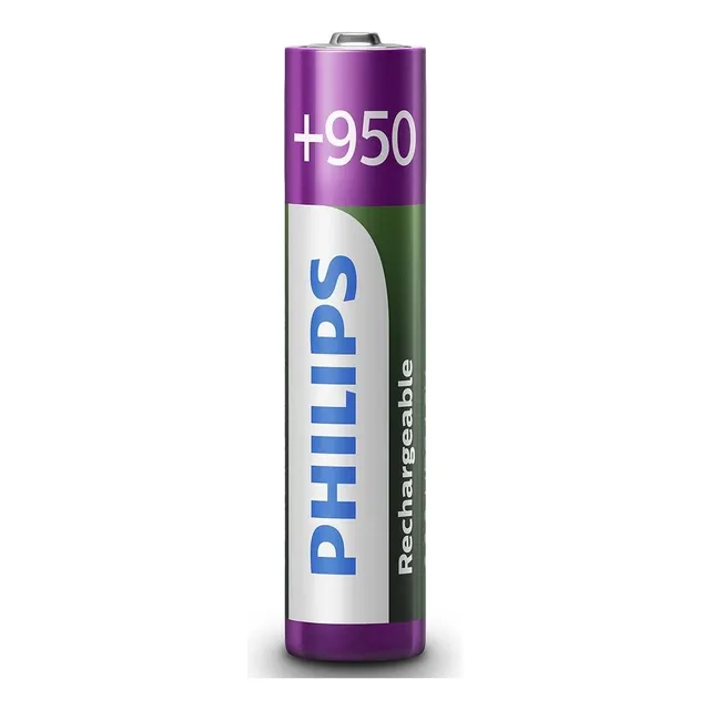 Pila Recargable Aaa Philips 950 Mah Blister por 4 Unidades