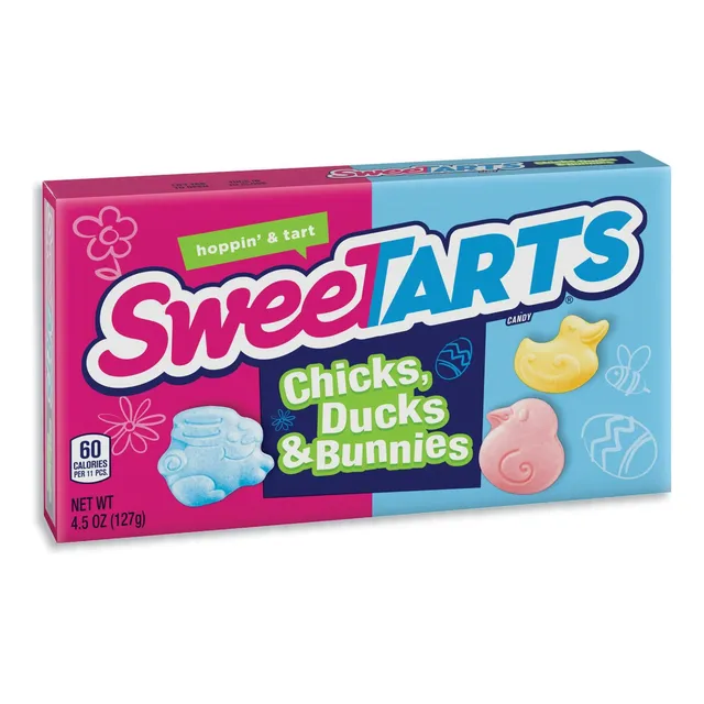 Caja De Caramelos Sweetarts Chicks, Ducks & Bunnies Pascua