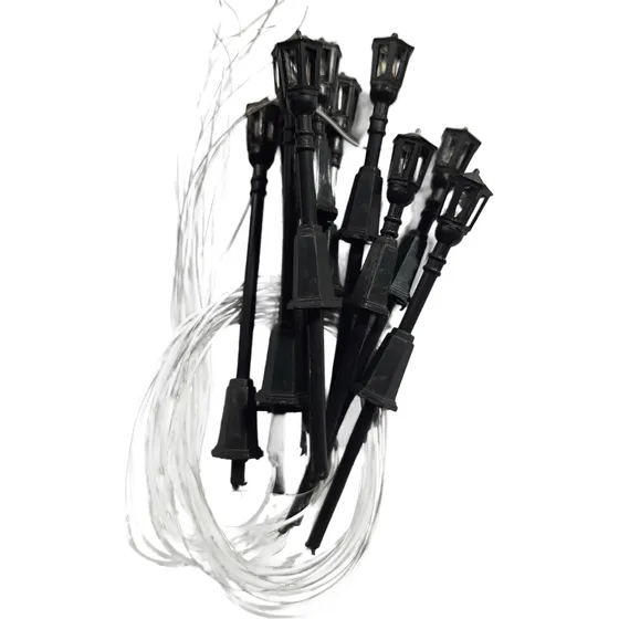 Postes De Luz De Jardim Trem Ho - 3 V Led (10 Unidades)